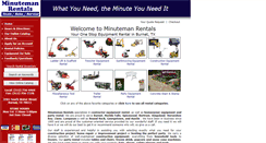 Desktop Screenshot of minutemanrentalstx.com